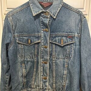 Vintage Denim Jacket by - Mizz Lizz